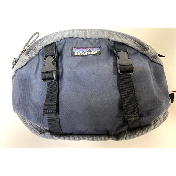 Vintage Patgonia Waist Pack 6 L Blue/Grey EUC